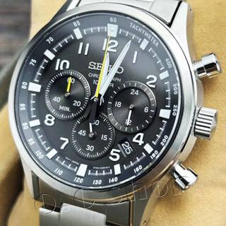 【SEIKO 三眼計時手錶】 計時碼表藍寶石男錶款SSB447/SSB447P1
