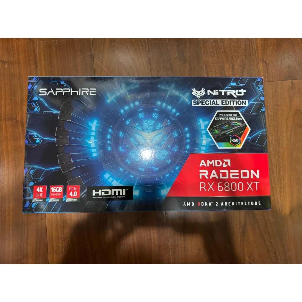 [二手]SAPPHIRE NITRO+ AMD Radeon™ RX 6800 XT 16G