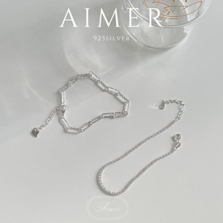 《Aimer ac》韓系S925純銀手鍊 滿天星鏈條 雙層疊帶手鍊 碎銀 ｜銀色｜24年新款輕奢飾品【臺灣現貨+預購】