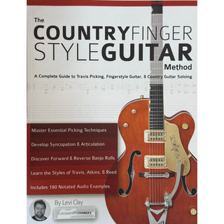 The Country Fingerstyle Guitar Method指彈吉他音樂Levi Clay進口樂譜＋音樂檔