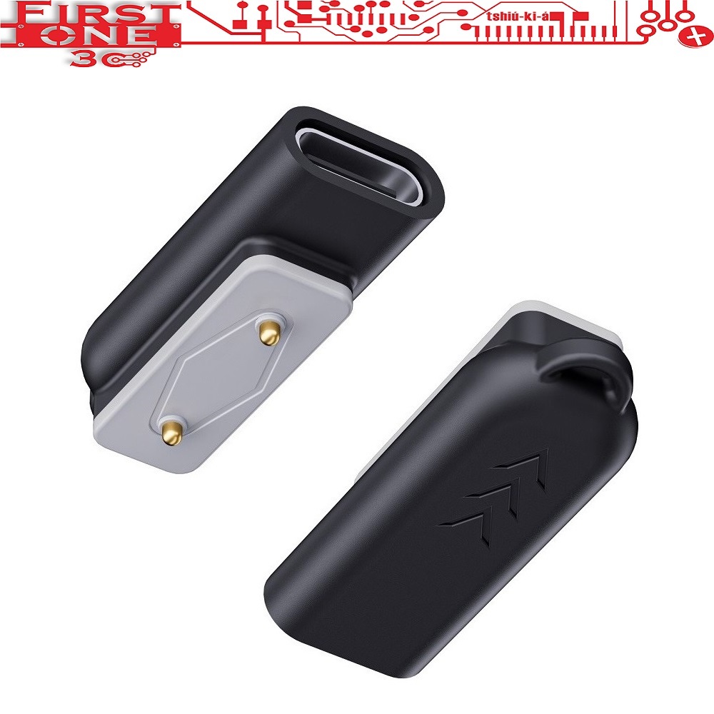 DC【母頭轉接頭】適用 華為手環 10 9 8 7 6 / 6 pro OPPO手環 2 充電頭 Type-C 接孔