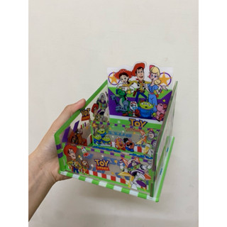 清貨‼️特價🉐現貨 玩具總動員 雙層分隔收納盒 壓克力收納盒 Toy story 三眼怪收納盒