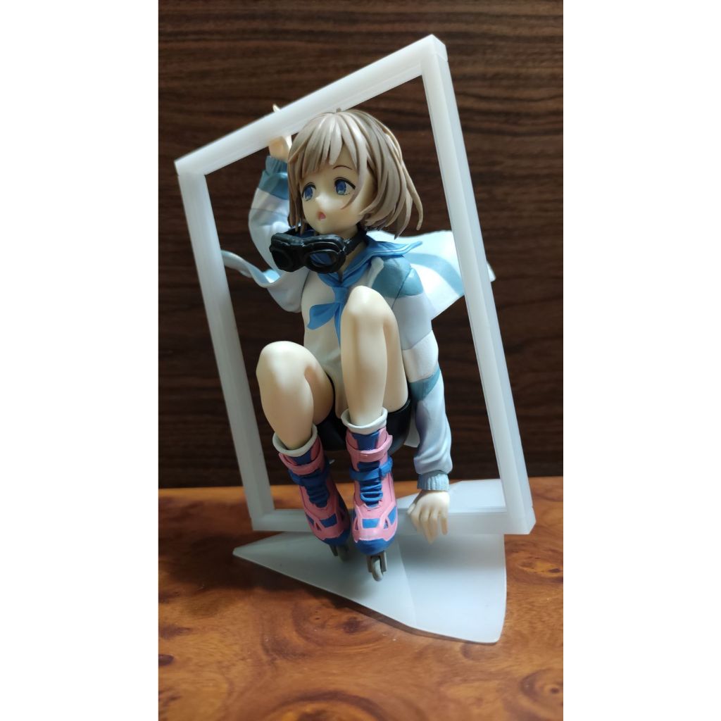 偶像大師 閃耀色彩 ESPRESTO Windy and Motions 芹澤朝日 景品 公仔 溜冰鞋 相框