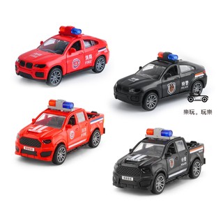 【警察消防車 慣性車】【台灣出貨】警車玩具車 消防車 拖吊車 戰車 皮卡 小汽車玩具 模型警車 消防玩具車 救援玩具車