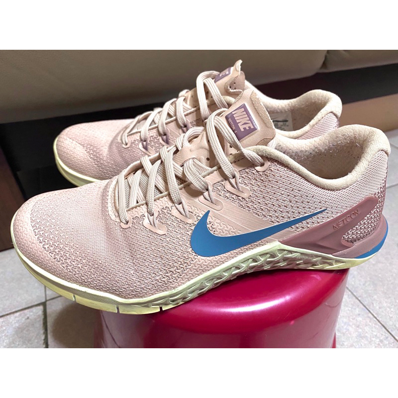 Nike Metcon 4 玫瑰粉色．女鞋．運動鞋．重訓．24cm