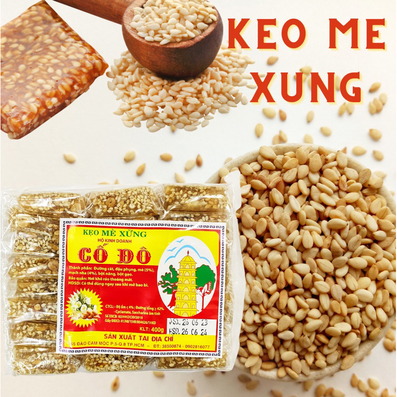 越南🇻🇳CO DO 寶塔 芝麻花生 軟糖 400g