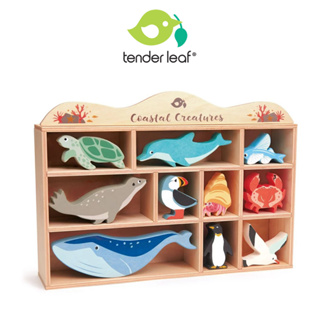 美國【Tender Leaf】海洋世界 木質玩具 木製玩具 兒童玩具 魚類玩具 認知玩具 ｜翔盛國際baby888