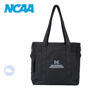 【小鯨魚包包館】NCAA 肩背包 側背包 斜背包 73251705 黑色 中灰 A4檔案