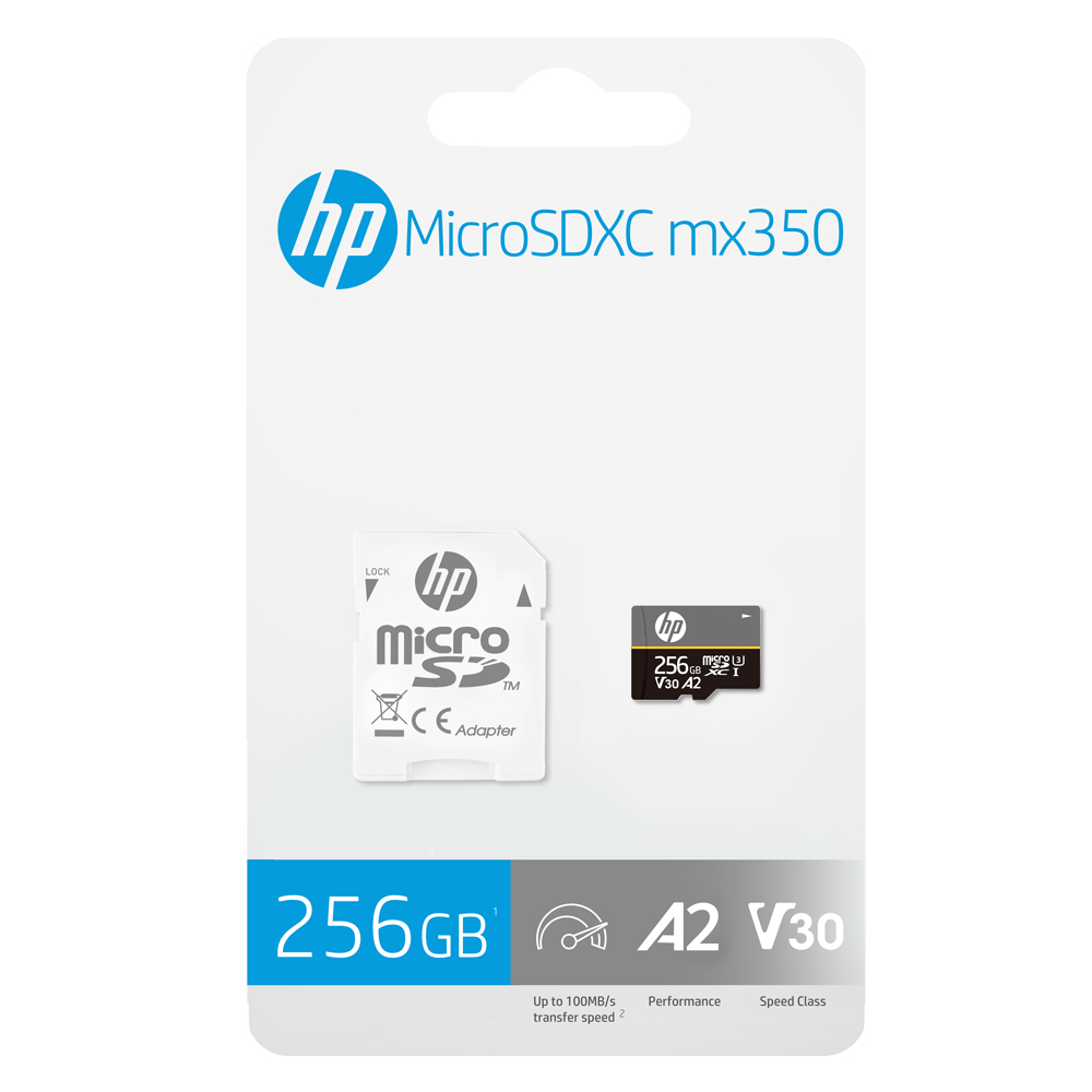 🔥現貨快速出貨🔥【HP惠普】mx350 256GB microSDXC UHS-I高速記憶卡(附轉卡)