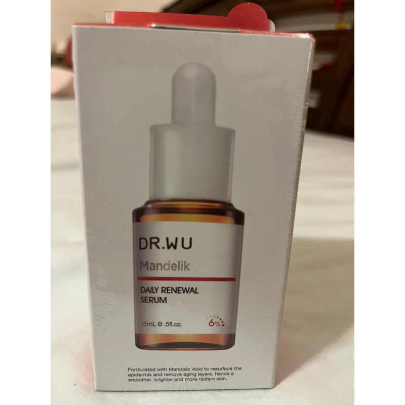 DR.WU杏仁酸溫和煥膚精華6% 15ML 買一送一（公司貨）