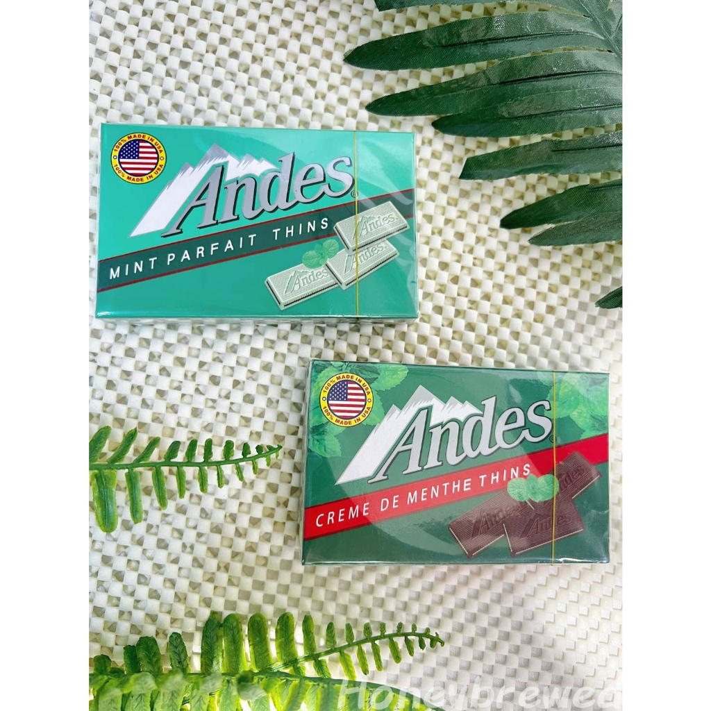 【Andes 巧克力🍫】美國🇺🇸 安迪士 可可薄片 單薄荷 雙薄荷 38g 奶素