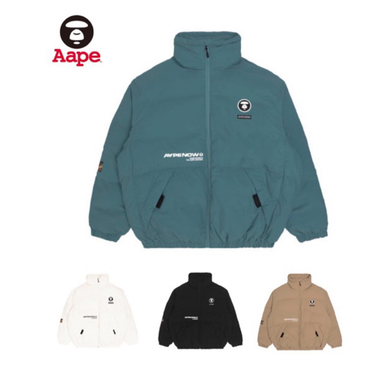 AAPE Moonface patch padded jacket 23 ape防風外套 夾克 四色 正品代購