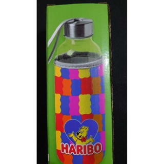 HARIBO玻璃隨行瓶420ml(附隔熱杯套)