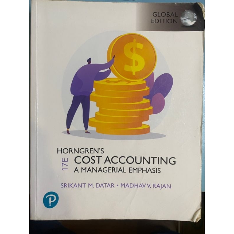 [快速出貨] Horngren's Cost Accounting 17/e Srikant Pearson