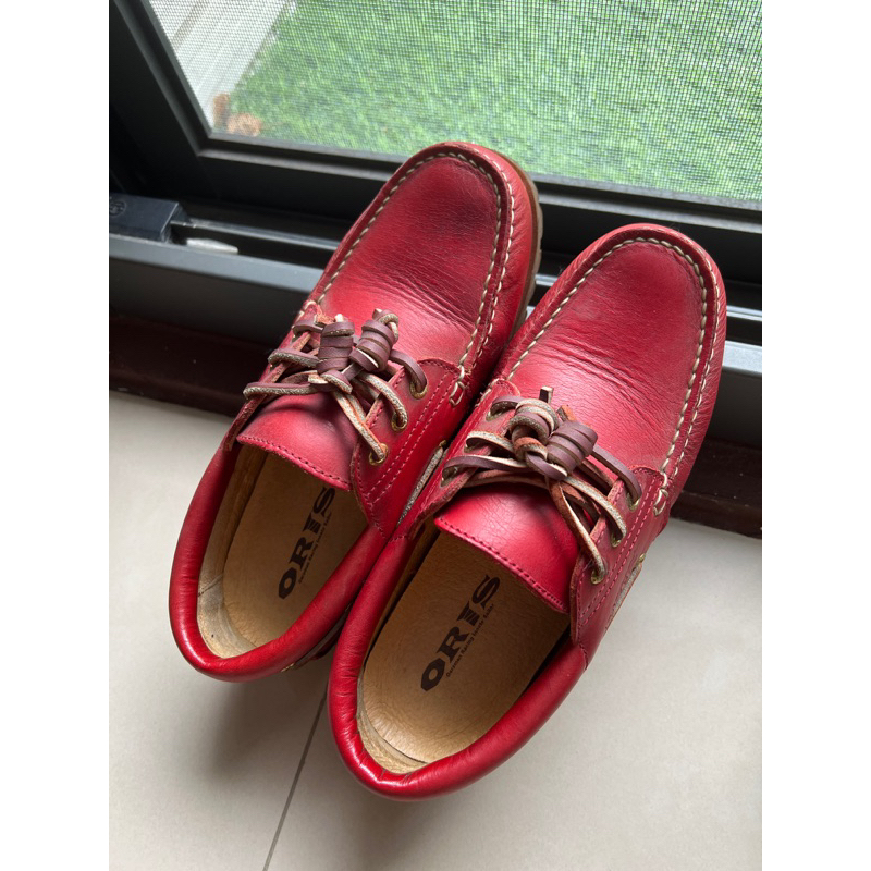 ORIS紅色帆船鞋38號