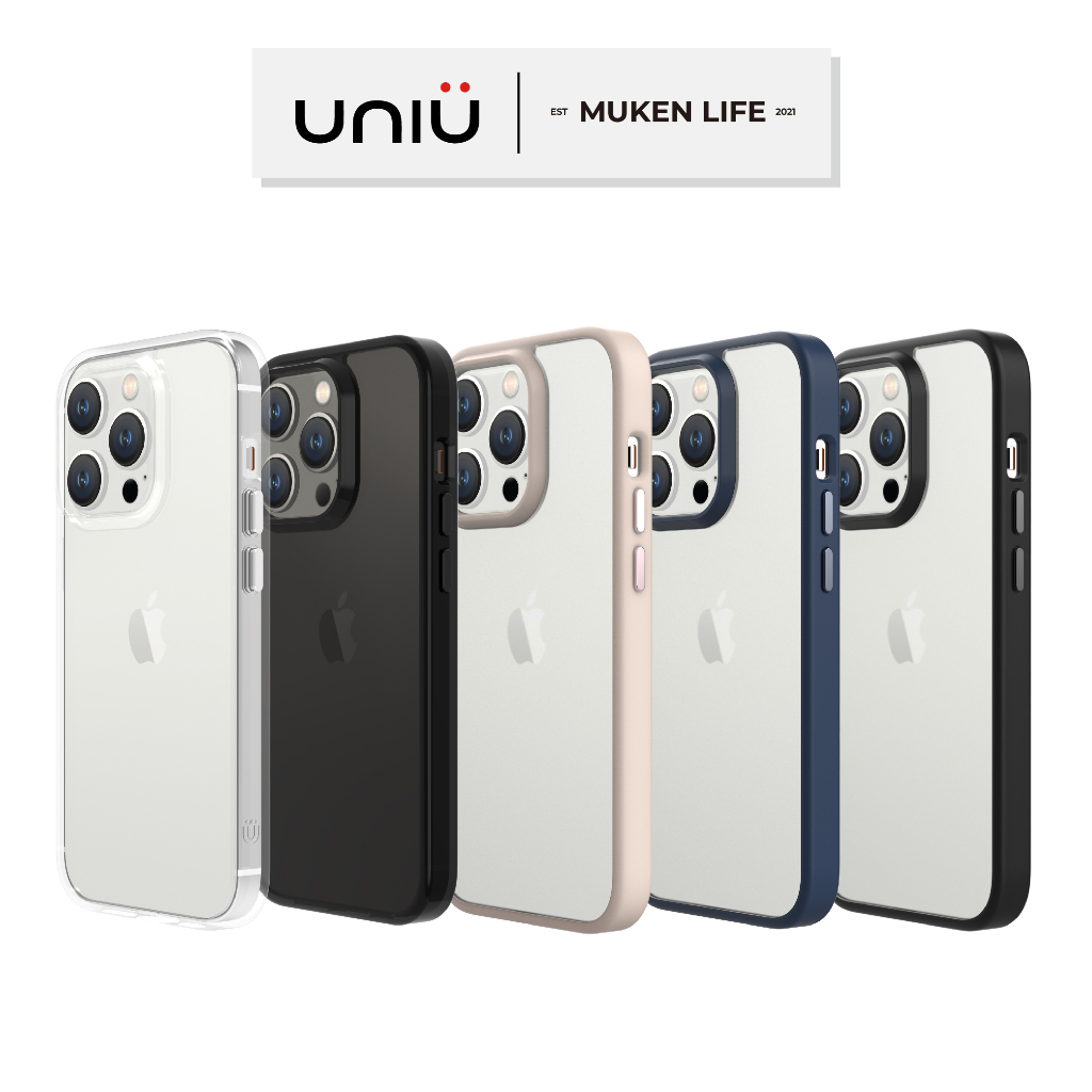 UNIU | DAPPER⁺ 霧面防摔殼 iPhone 14系列 EVO⁺ 透明防摔殼 手機殼