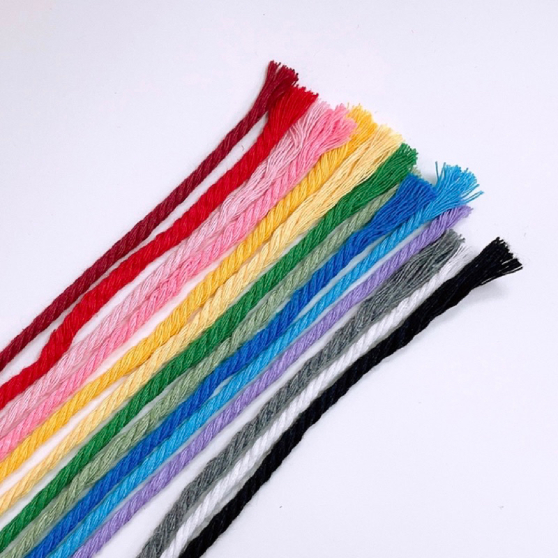 3MM棉線-5米/10米/編織/繩線編織/棉繩/小花編織