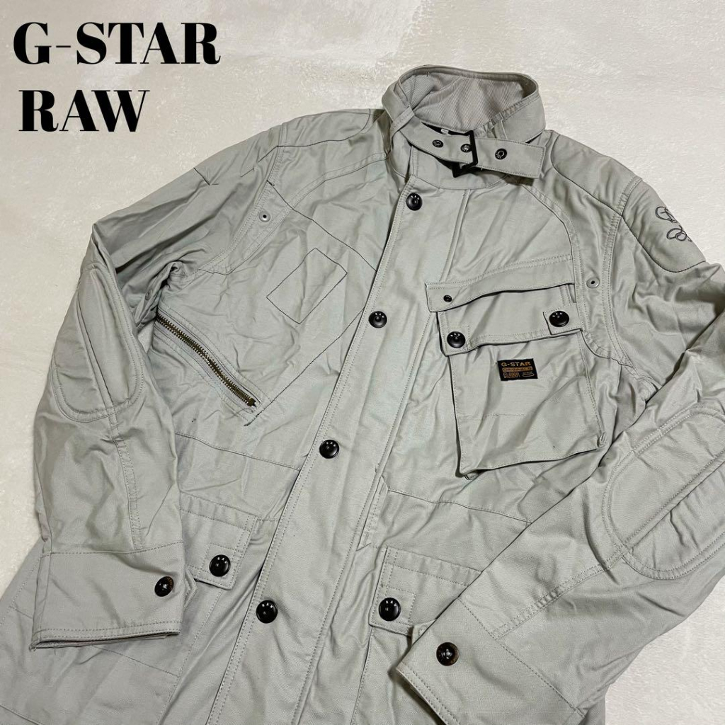 Ｇ-STAR RAW衣櫃冬季清倉彈道尼龍M-65多口袋外套尺寸L號  I箱G758
