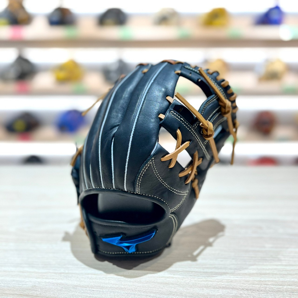 【大魯閣】MIZUNO 美津濃 WILLDRIVE BLUE 棒球手套 1AJGR11923 工字 黑x黃 11.5吋