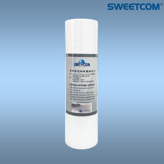 【思維康SWEETCOM】臺灣製造 10吋 5微米PP超細紋纖維濾心 泥沙 鐵鏽 5UPP
