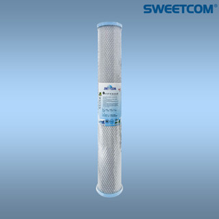【思維康SWEETCOM】臺灣製造 20吋小胖 CTO活性碳濾心 水塔過濾 全戶 公規濾心 除氯 除消毒水 重金屬