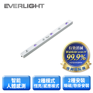 【EVERLIGHT億光】20CM/50CM UV-C LED 感應殺菌燈條 衣櫥殺菌燈 USB充電 1年保固