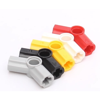 &lt;樂高人偶小舖&gt;正版LEGO 科技零件T4 連接器 套筒 #4 135度 黑 深灰 白 紅 青綠 32192