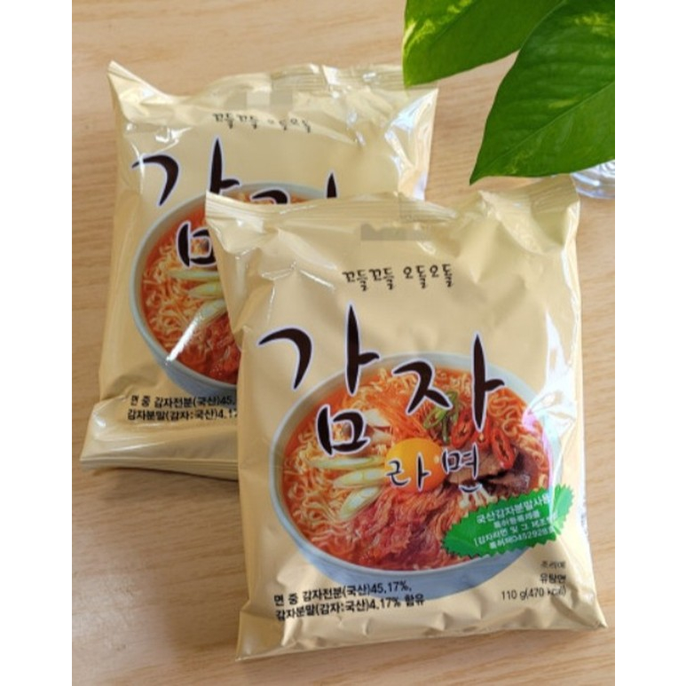 🇰🇷 꼬들꼬들 오돌오돌 감자라면 馬鈴薯泡麵｜植物五辛素｜韓國素食泡麵