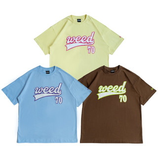 WEED Clothing - SPORT LOGO RELAX TEE 美式運動LOGO寬版上衣