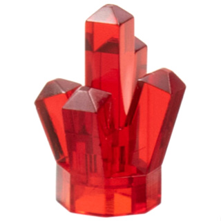 樂高 LEGO 透明 紅色 1x1 礦石 水晶 寶石 29377 52 6236961 Crystal Red Rock
