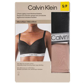 新款式❣好市多Costco代購-Calvin Klein 女無鋼圈內衣兩入組