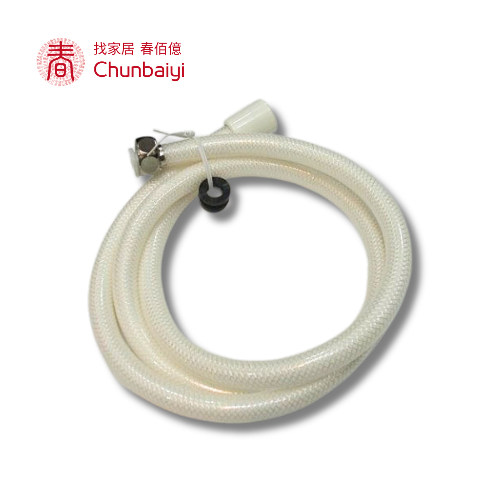 台灣製造-蓮蓬頭專用連接軟管(耐熱塑膠纖維水管)1條 - 150公分-耐用耐壓(4分牙)