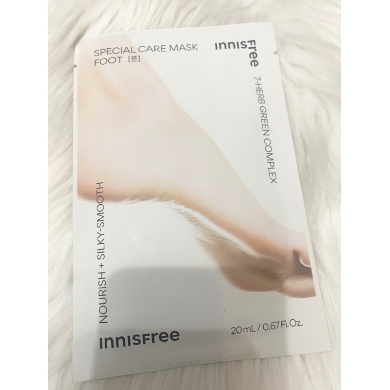 新款 innisfree 特殊護理腳部修護膜 足部修護膜 手足保養 足膜 面膜