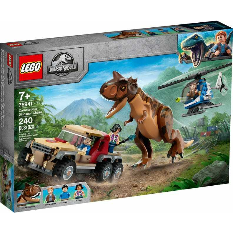 &lt;全新&gt; LEGO Jurassic侏羅紀 牛龍追逐戰 Carnotaurus Dinosaur Chase 76941