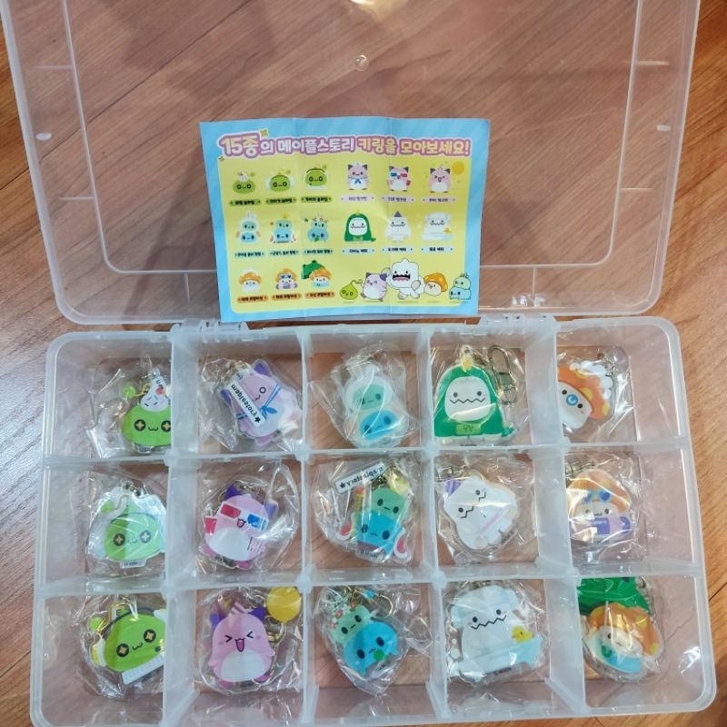楓之谷 鑰匙圈 全套 十五款 盒玩 韓國 雪吉拉 石靈 菇菇寶貝 皮卡啾 綠水靈 新楓之谷 maplestory