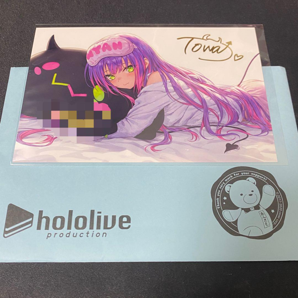 (特價)代購 Hololive 常闇永遠 誕生日2021 親筆 親簽 直筆 明信片 常闇トワ 大人 惡魔 天使 Towa