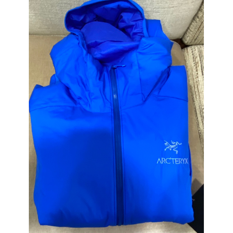 Arc'teryx Atom LT Hoody Jacket 始祖鳥男連帽防風防潑水外套 S/M號 含購物袋