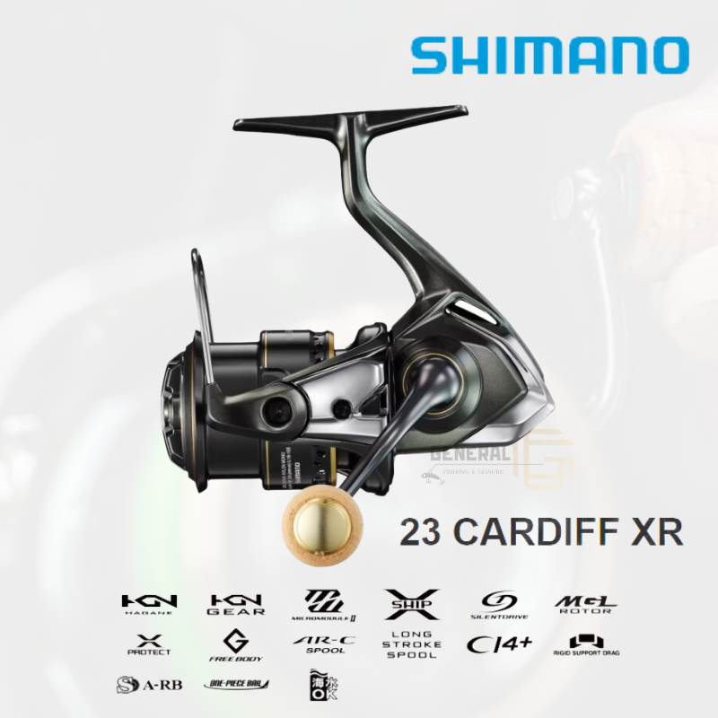 SHIMANO 23 CARDIFF XR 溪流專用 紡車捲線器 路亞捲線器 公司貨  將軍釣具