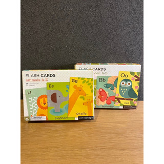 Petit Collage Flash cards| 英文字母藝術圖卡：animal a-z& garden a-z