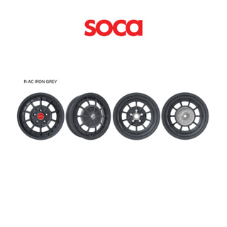 【SOCA】ProjectA 旗艦館 VESPA R-AC 鋁合金鑄造輪框 鋼鐵灰款 一組