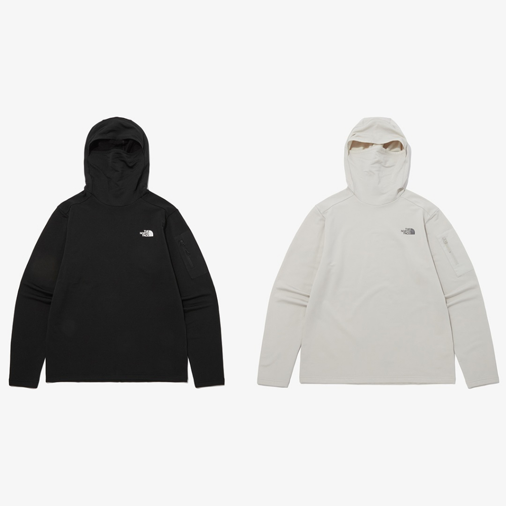 [Weigu Store] The North Face Balaclava Tee 連帽口罩 保暖羊毛 長袖T