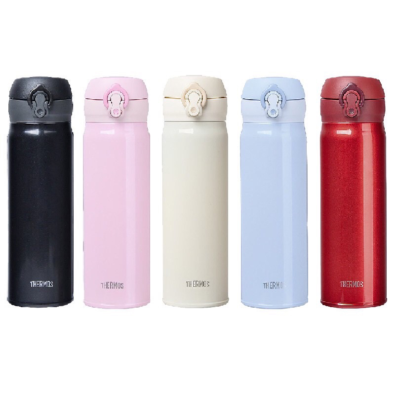 THERMOS 膳魔師 超輕量彈蓋保溫瓶 JNL 500ml芭比粉紅珊瑚粉珠光粉blackpink