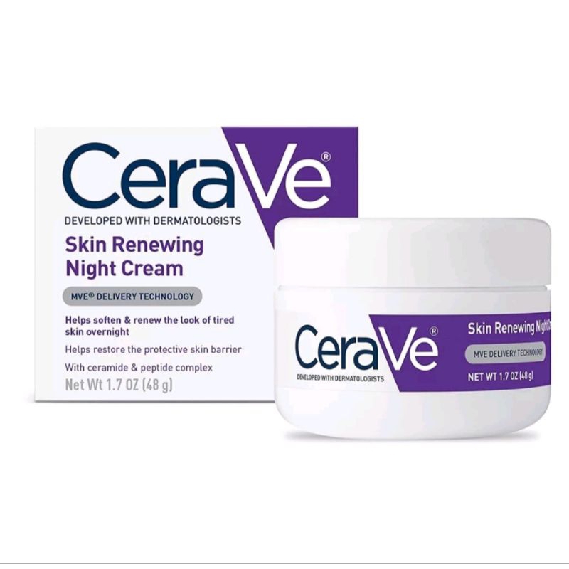 ［現貨］CeraVe 適樂膚 紫罐 抗老煥新保濕晚霜 Dr.grace推薦