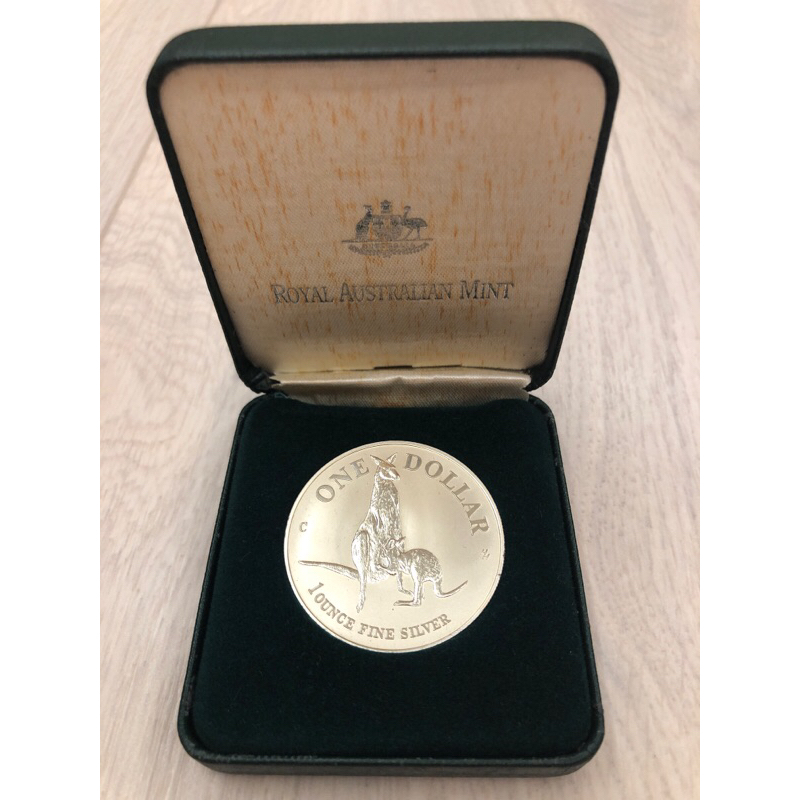 1996年澳洲袋鼠銀幣（1盎司）(R1)