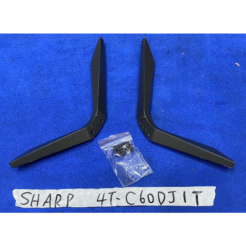 SHARP 夏普 4T-C60DJ1T 腳架 腳座 底座 附螺絲 電視腳架 電視腳座 電視底座 拆機良品