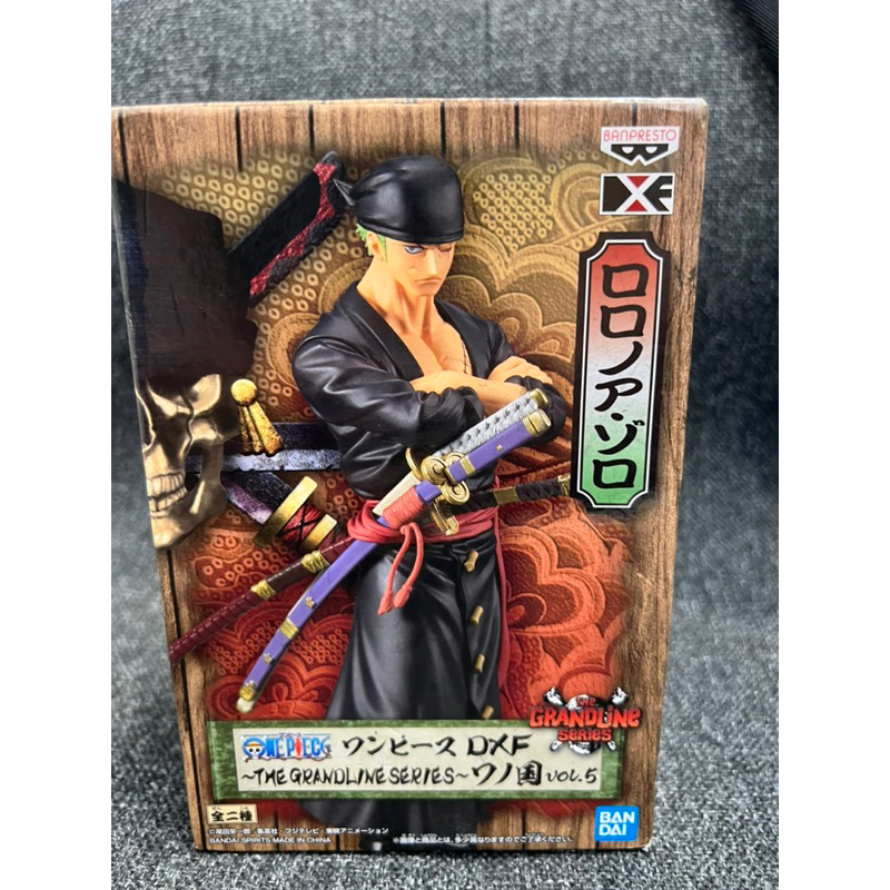 DXF The Grandline Series 海賊王 航海王 索隆 ZoRo A款 和之國 Vol.5 金證 日版