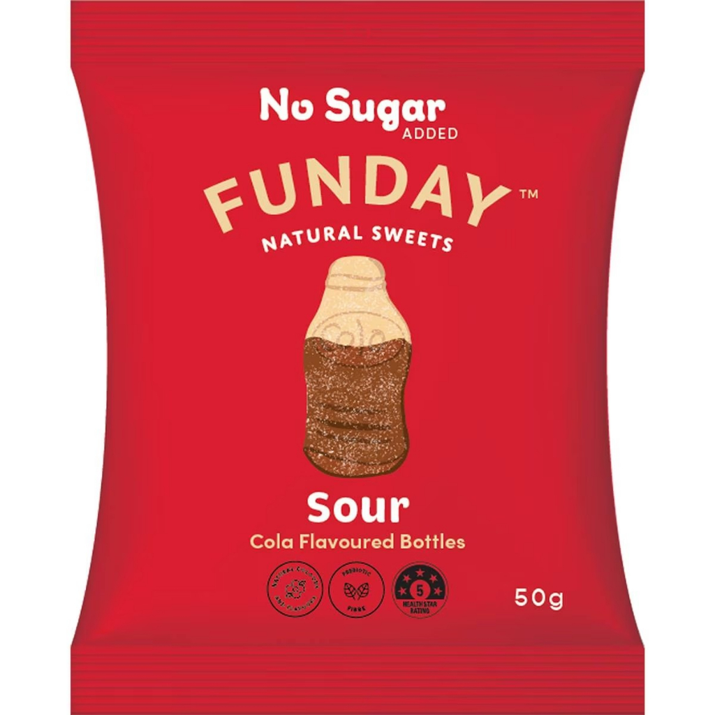 代購澳洲進口無糖天然可樂軟糖/水果軟糖/無麩質軟糖Funday Natural Sweets  Cola