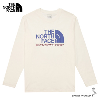 The North Face 北臉 男裝 女裝 長袖上衣 米白【運動世界】NF0A86PXN3N