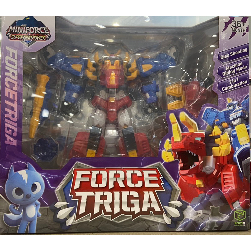 MINIFORCE FORCE TRIGA 迷你特攻隊重裝龍戰甲 適合3歲以上-吉兒好市多COSTCO代購