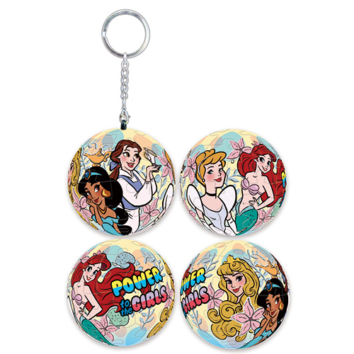 Disney Princess公主(7)立體球型拼圖鑰匙圈24片-HPD0124174 (1)